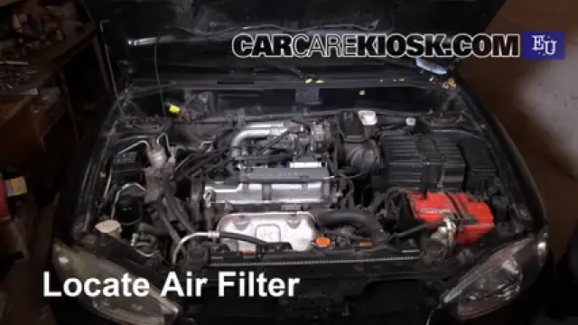 2003 Mitsubishi Colt GL 1.3L 4 Cyl. Filtro de aire (motor) Cambio